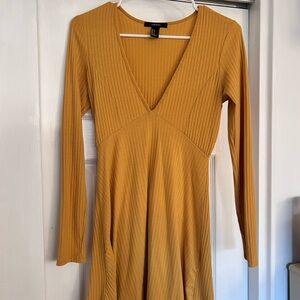 Mustard Long Sleeve Dress